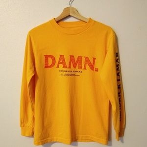 Kendrick Lamar Kung Fu Kenny L/S Yellow T-Shirt